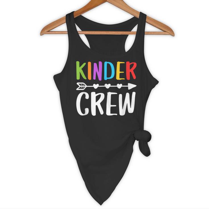Kinder Crew Shirt Kindergarten Boy Girl Student Teacher Flowy Tank, novelty gifts, funny gifts