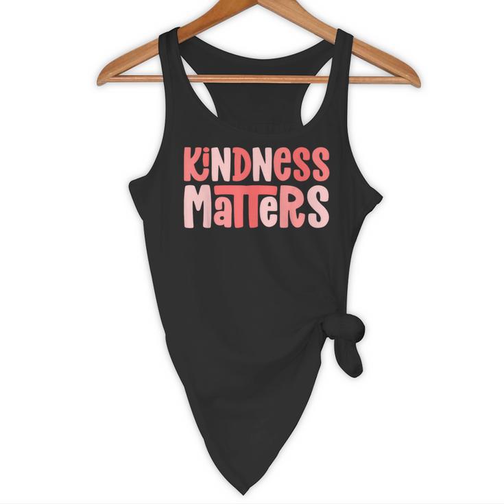 Kindness Matters Anti Bullying Shirts Teacher Child Flowy Tank, novelty gifts, funny gifts