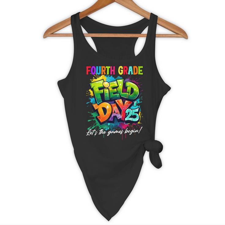 Let The Games Begin Fourth Grade Field Day 2025 Teacher Kid Flowy Tank, novelty gifts, funny gifts Let The Games Begin Fourth Grade Field Day 2025 Teacher Kid Flowy Tank, novelty gifts, funny gifts