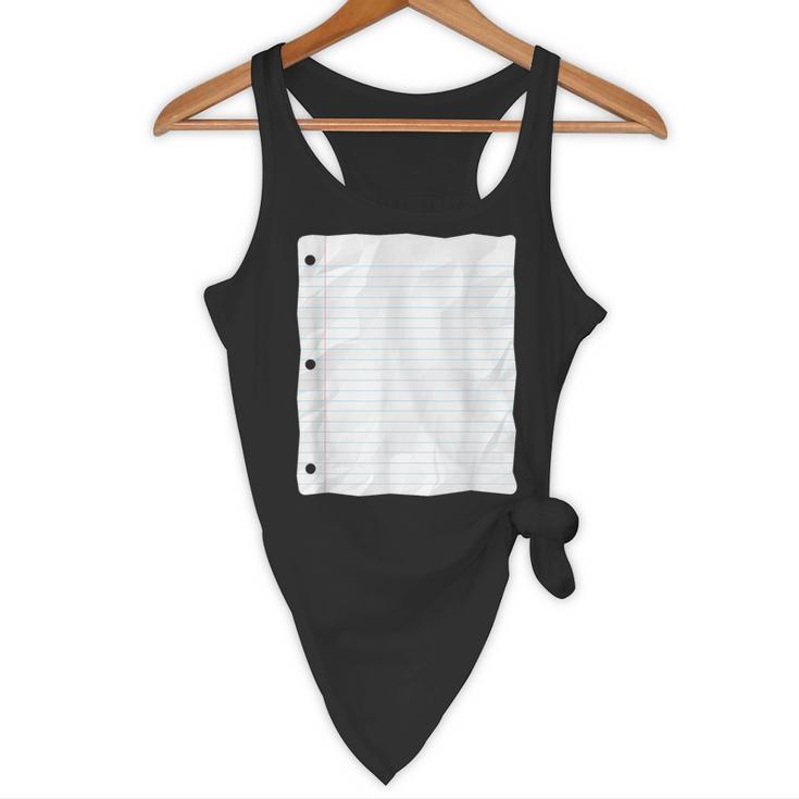 Lined Paper Notebook Halloween Costume For Students Teachers For Men Women Kids Flowy Tank, novelty gifts, funny gifts Lined Paper Notebook Halloween Costume For Students Teachers For Men Women Kids Flowy Tank, novelty gifts, funny gifts