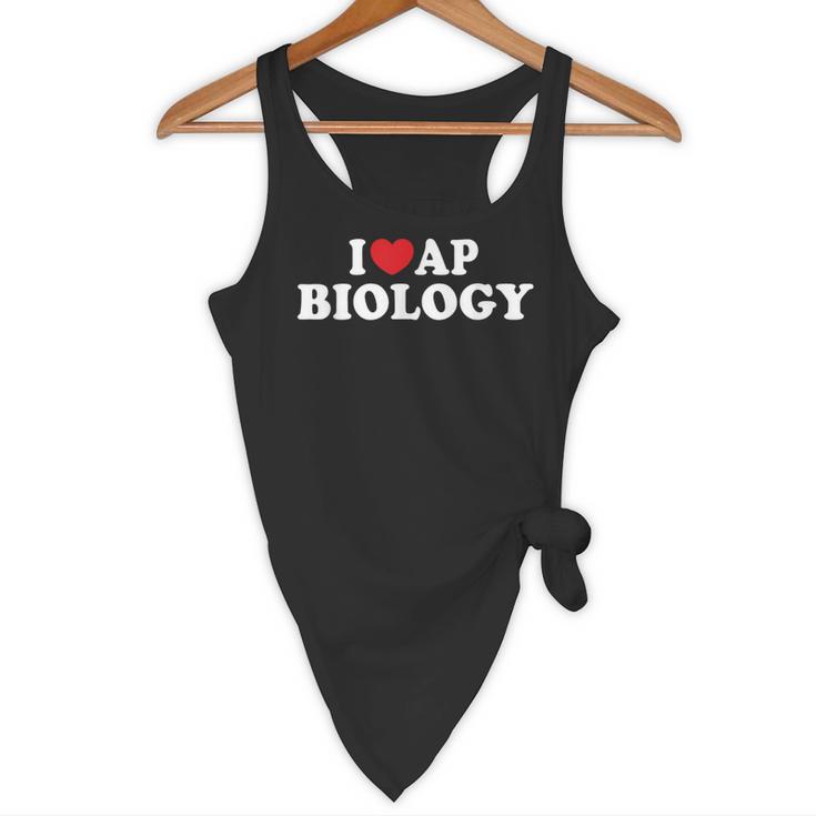 I Love AP Biology I Heart AP Biology Teachers Students For Men Women Kids Flowy Tank, novelty gifts, funny gifts