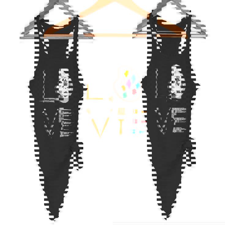 Love Art For Artist Art Teacher Flowy Tank, novelty gifts, funny gifts