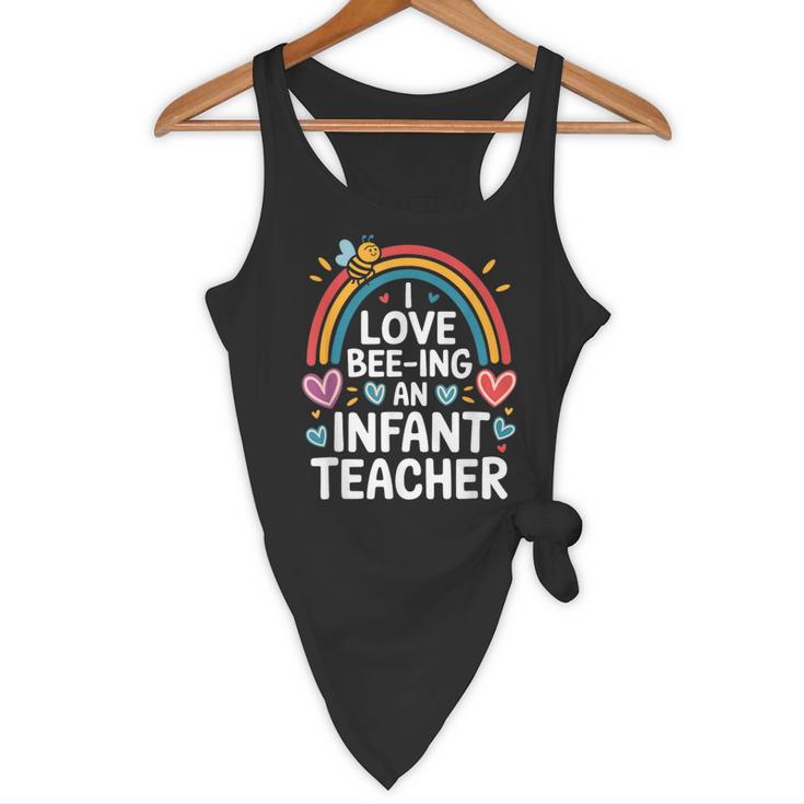 I Love Bee-Ing An Infant Teacher Toddler Teaching Flowy Tank, novelty gifts, funny gifts I Love Bee-Ing An Infant Teacher Toddler Teaching Flowy Tank, novelty gifts, funny gifts