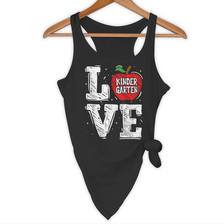 LOVE Kindergarten Teacher Student School Apple Flowy Tank, novelty gifts, funny gifts LOVE Kindergarten Teacher Student School Apple Flowy Tank, novelty gifts, funny gifts