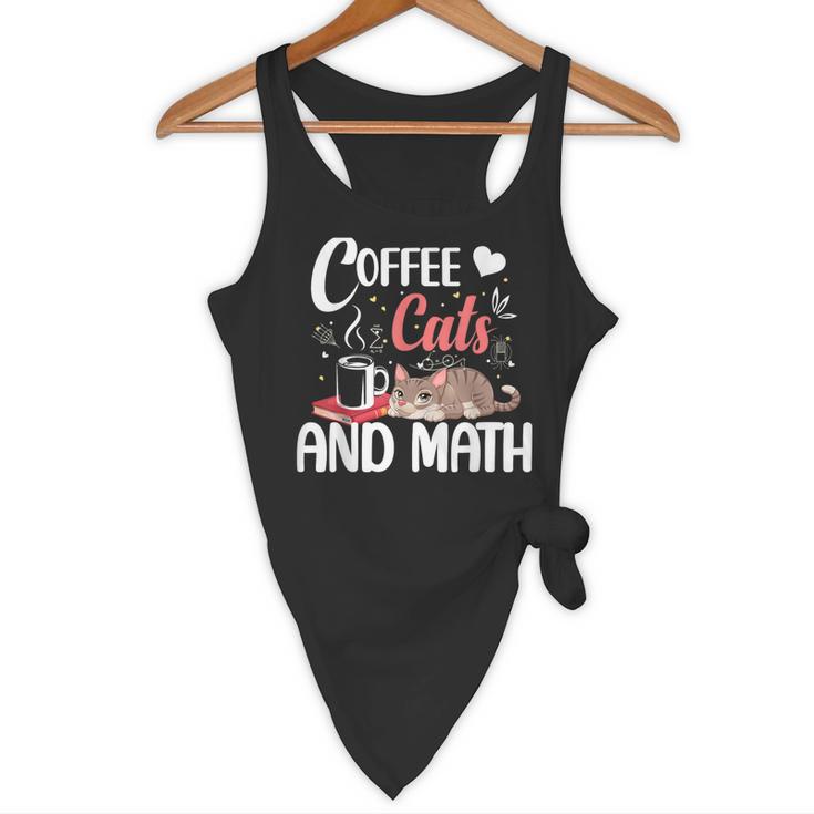 I Love Math Cats And Coffee Heart Mathematics Teacher Flowy Tank, novelty gifts, funny gifts I Love Math Cats And Coffee Heart Mathematics Teacher Flowy Tank, novelty gifts, funny gifts