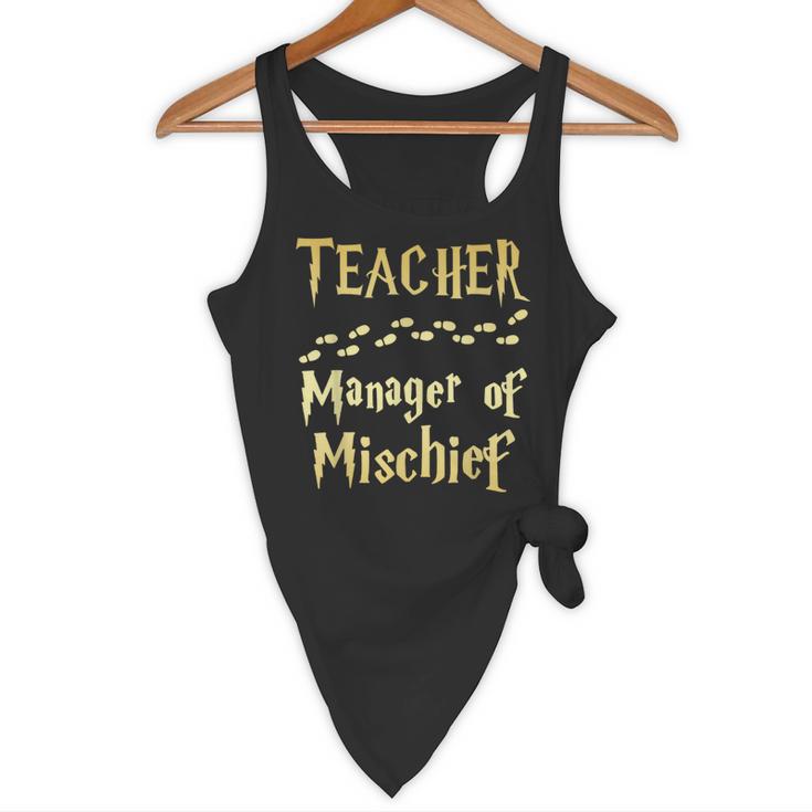 Magical Teacher Manager Of Mischief Birthday Family Party Flowy Tank, novelty gifts, funny gifts