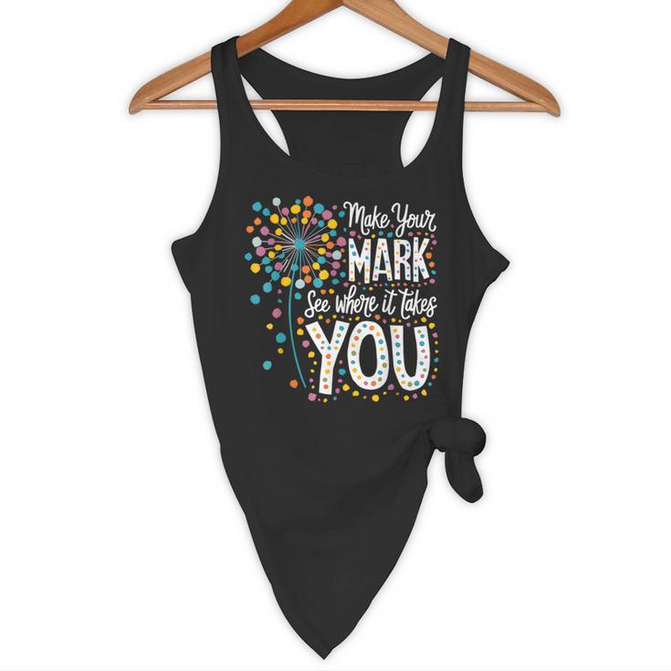 Make Your Mark Dandelion Happy Dot Day Shirts Teacher Kids Flowy Tank, novelty gifts, funny gifts Make Your Mark Dandelion Happy Dot Day Shirts Teacher Kids Flowy Tank, novelty gifts, funny gifts