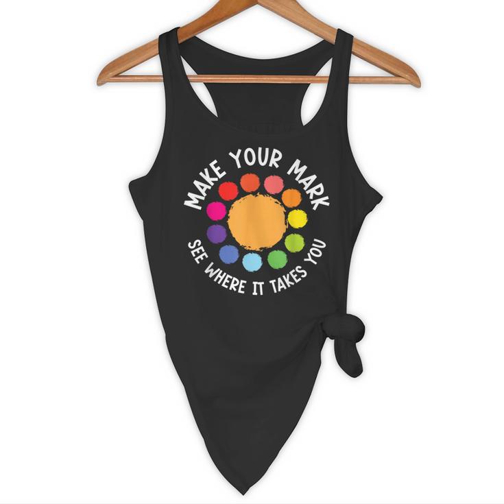 Make Your Mark For a International Dot Day Teacher Dot Lover Flowy Tank, novelty gifts, funny gifts Make Your Mark For a International Dot Day Teacher Dot Lover Flowy Tank, novelty gifts, funny gifts