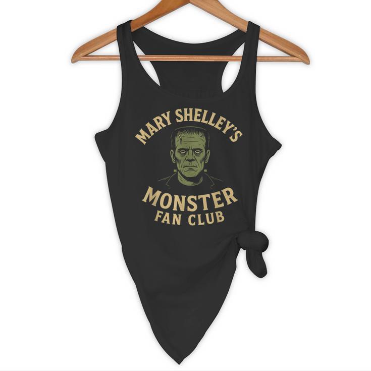 Mary Shelley's Monster Fan Club Gothic Horror Parody Flowy Tank, novelty gifts, funny gifts