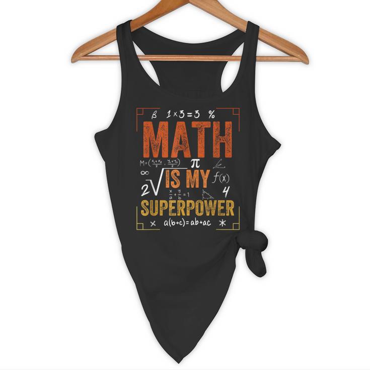 Math Is My Superpower Funny Teacher Flowy Tank, novelty gifts, funny gifts Math Is My Superpower Funny Teacher Flowy Tank, novelty gifts, funny gifts
