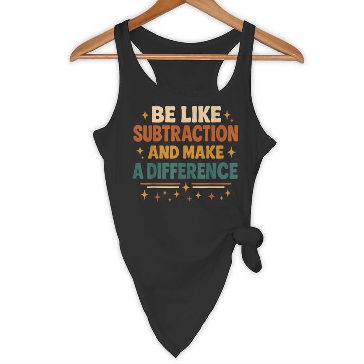 Math Teacher Cute Be Like Subtraction And Make A Difference Flowy Tank, novelty gifts, funny gifts Math Teacher Cute Be Like Subtraction And Make A Difference Flowy Tank, novelty gifts, funny gifts