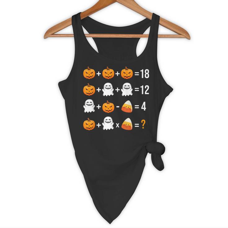 Math Teacher Halloween Equation Pumpkin Ghost Candy Corn Flowy Tank, novelty gifts, funny gifts Math Teacher Halloween Equation Pumpkin Ghost Candy Corn Flowy Tank, novelty gifts, funny gifts