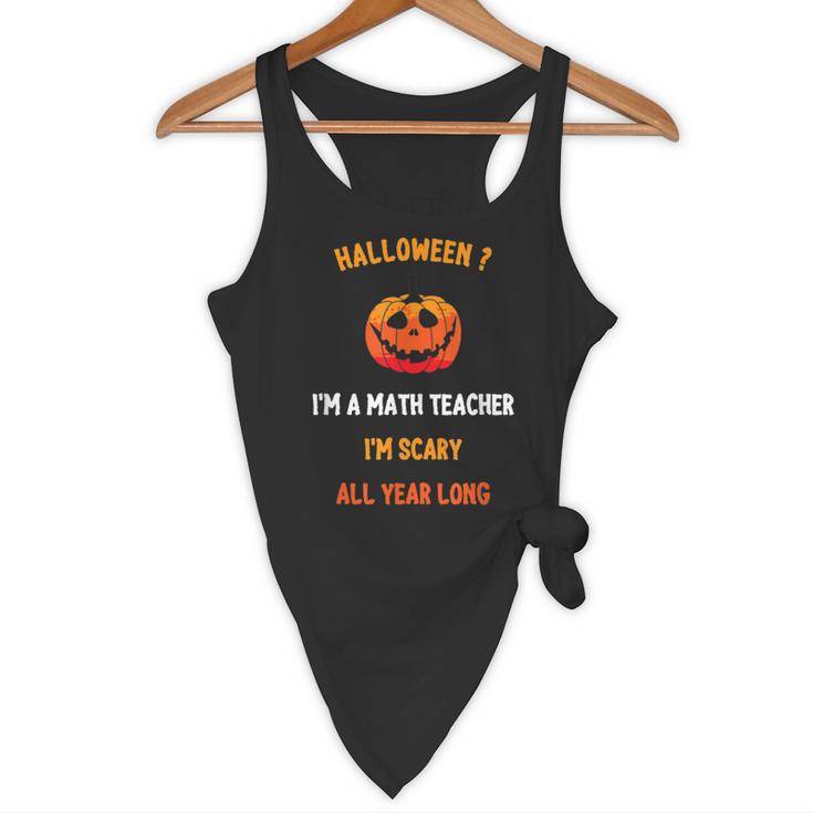 Math Teacher Halloween Quote I'm Scary All Year Long Men Women Flowy Tank, novelty gifts, funny gifts Math Teacher Halloween Quote I'm Scary All Year Long Men Women Flowy Tank, novelty gifts, funny gifts