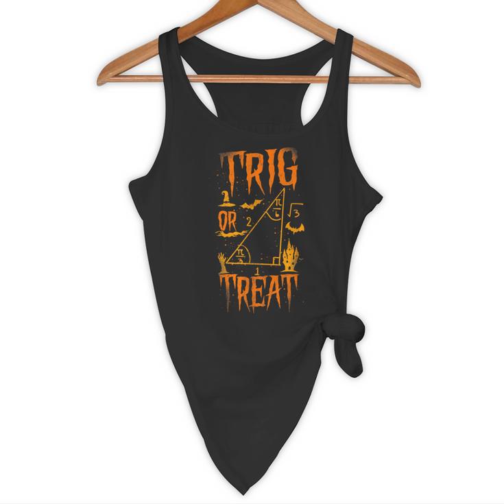 Math Teacher Nerd Student Halloween Trig Or Treat Flowy Tank, novelty gifts, funny gifts Math Teacher Nerd Student Halloween Trig Or Treat Flowy Tank, novelty gifts, funny gifts
