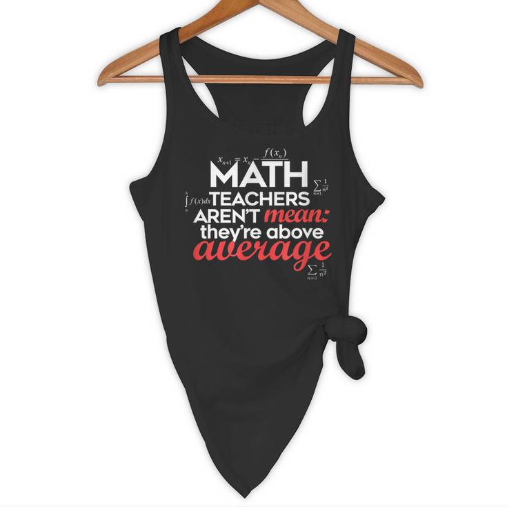 Math Teachers Aren't Mean Flowy Tank, novelty gifts, funny gifts Math Teachers Aren't Mean Flowy Tank, novelty gifts, funny gifts