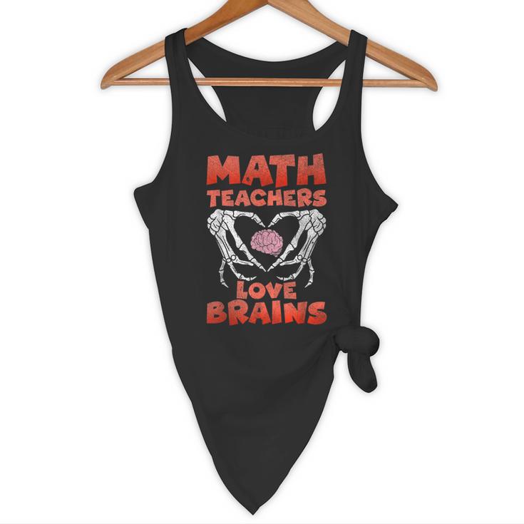 Math Teachers Love Brains Scary Halloween Men Women Flowy Tank, novelty gifts, funny gifts Math Teachers Love Brains Scary Halloween Men Women Flowy Tank, novelty gifts, funny gifts