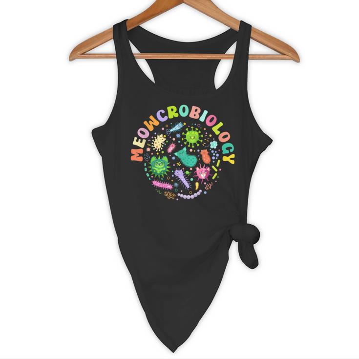 Meowcrobiology Cats Microbiology Science Teacher Flowy Tank, novelty gifts, funny gifts Meowcrobiology Cats Microbiology Science Teacher Flowy Tank, novelty gifts, funny gifts