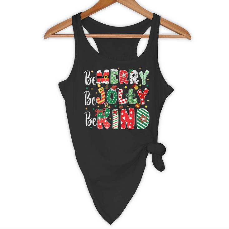 Be Merry Be Jolly Be Kind Merry Christmas Teacher Xmas PJs Flowy Tank, novelty gifts, funny gifts Be Merry Be Jolly Be Kind Merry Christmas Teacher Xmas PJs Flowy Tank, novelty gifts, funny gifts