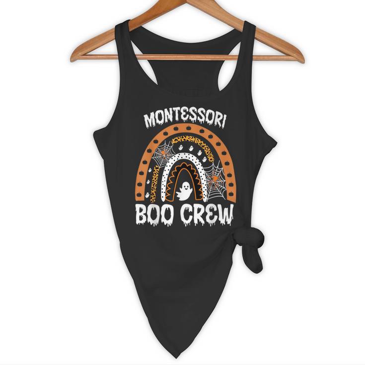 Montessori Teacher Halloween Boo Rainbow Leopard Halloween Flowy Tank, novelty gifts, funny gifts Montessori Teacher Halloween Boo Rainbow Leopard Halloween Flowy Tank, novelty gifts, funny gifts