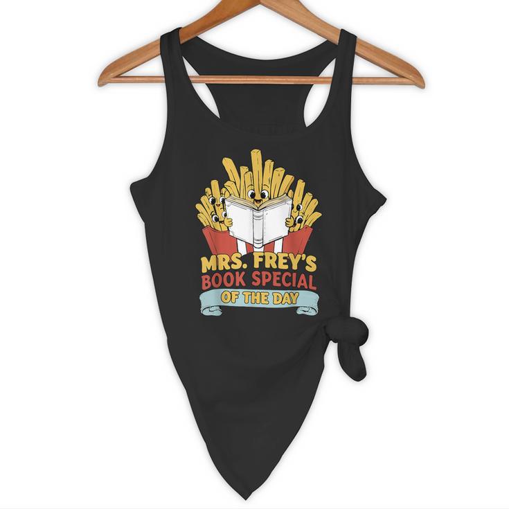 Mrs Frey Book Special Reading Elementary Teacher Flowy Tank, novelty gifts, funny gifts Mrs Frey Book Special Reading Elementary Teacher Flowy Tank, novelty gifts, funny gifts