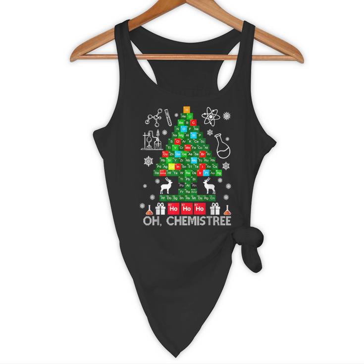 Oh Chemistree Scientist Chemical Christmas Xmas Teacher Flowy Tank, novelty gifts, funny gifts Oh Chemistree Scientist Chemical Christmas Xmas Teacher Flowy Tank, novelty gifts, funny gifts