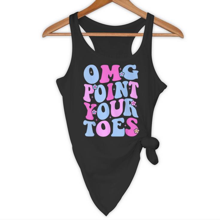 OMG Point Your Toes Dancing Teacher Tap Dancer Dance For Men Women Kids Flowy Tank, novelty gifts, funny gifts