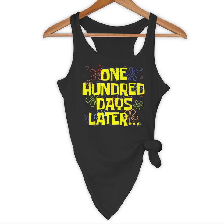 One Hundred Days Later 100th Day Of School Teacher Student Flowy Tank, novelty gifts, funny gifts One Hundred Days Later 100th Day Of School Teacher Student Flowy Tank, novelty gifts, funny gifts