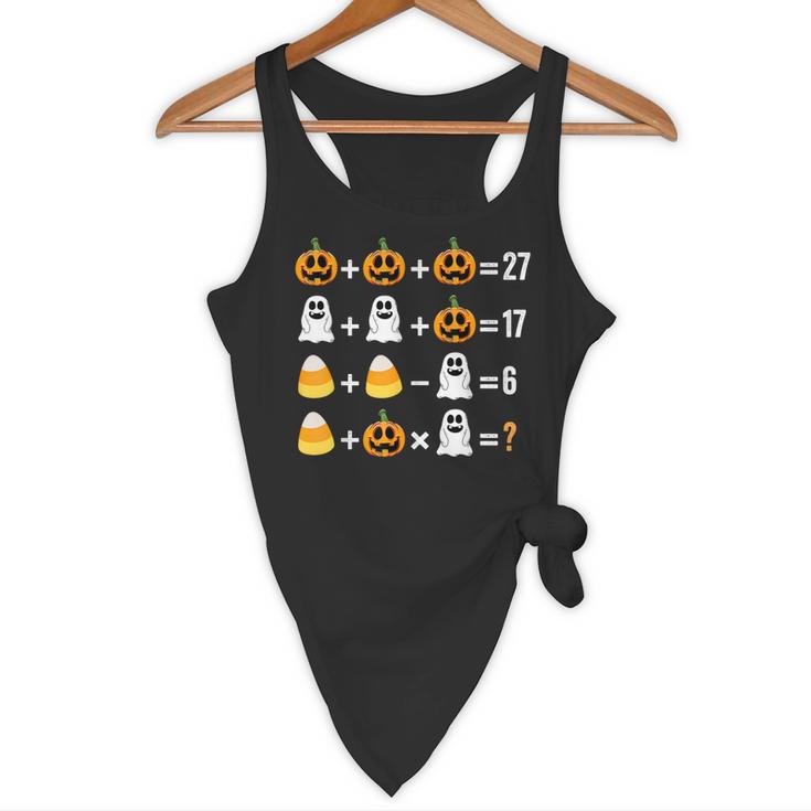 Order Of Operations Quiz Pumpkin Halloween Math Teacher Flowy Tank, novelty gifts, funny gifts