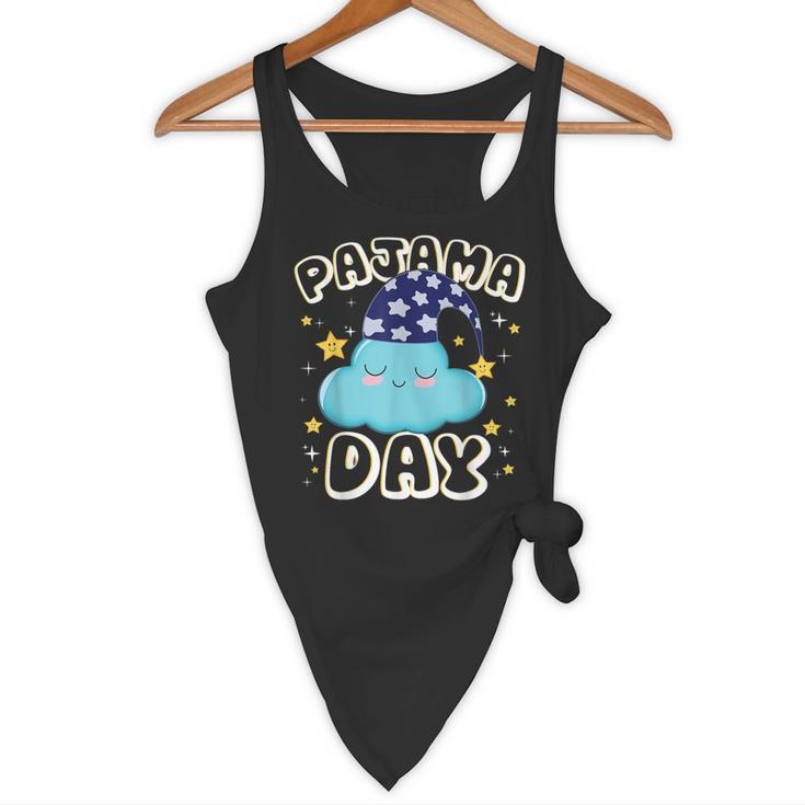 Pajama Day School Spirit Week Fun Cloud Teacher Student Flowy Tank, novelty gifts, funny gifts