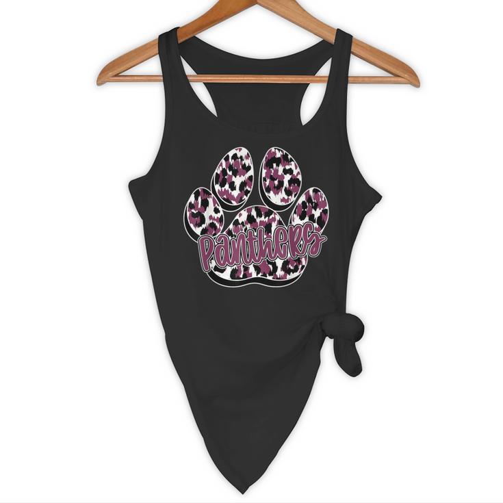 Panthers Paw Print Leopard Maroon Panther Pride Teacher Flowy Tank, novelty gifts, funny gifts Panthers Paw Print Leopard Maroon Panther Pride Teacher Flowy Tank, novelty gifts, funny gifts