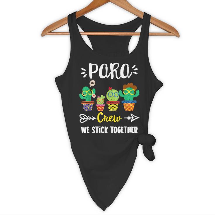PARA Crew School Cactus Team PARA Teacher Squad For Men Women Kids Flowy Tank, novelty gifts, funny gifts PARA Crew School Cactus Team PARA Teacher Squad For Men Women Kids Flowy Tank, novelty gifts, funny gifts
