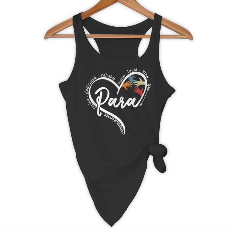 Para Heart Paraprofessional Teacher Paraeducator Flowy Tank, novelty gifts, funny gifts Para Heart Paraprofessional Teacher Paraeducator Flowy Tank, novelty gifts, funny gifts