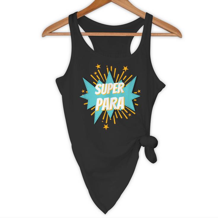 Para Shirt Super Para Paraprofessional Teacher Flowy Tank, novelty gifts, funny gifts Para Shirt Super Para Paraprofessional Teacher Flowy Tank, novelty gifts, funny gifts