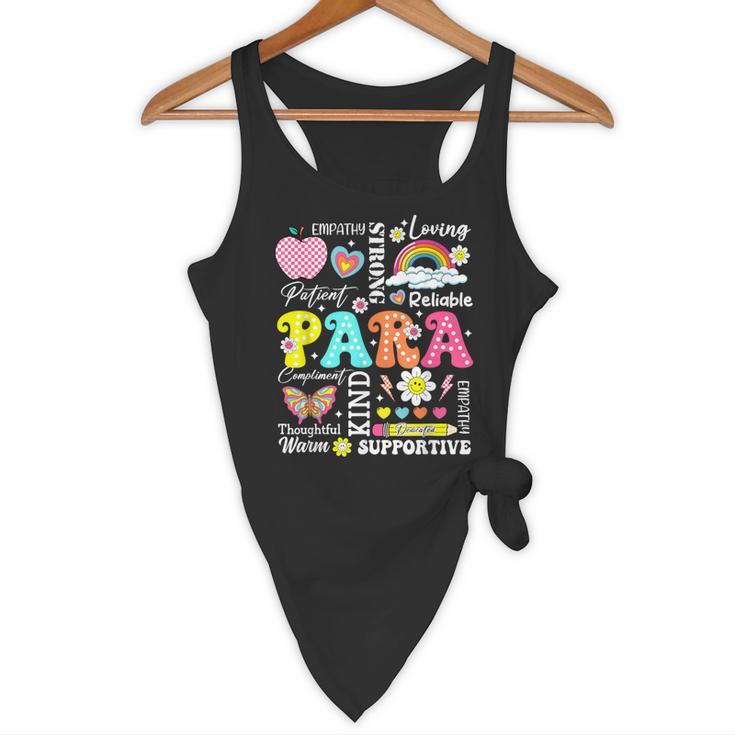 Paras Make It Possible Paraprofessional Paraeducator Teacher Flowy Tank, novelty gifts, funny gifts Paras Make It Possible Paraprofessional Paraeducator Teacher Flowy Tank, novelty gifts, funny gifts