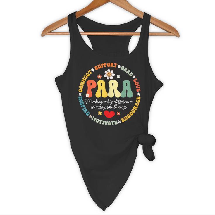 Paras Make It Possible Paraprofessional Teacher Assistant Flowy Tank, novelty gifts, funny gifts Paras Make It Possible Paraprofessional Teacher Assistant Flowy Tank, novelty gifts, funny gifts