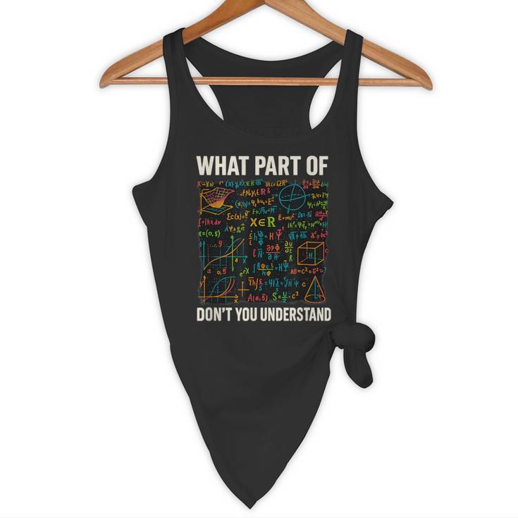 What Part Of Don't You Understand Math Teacher Flowy Tank, novelty gifts, funny gifts What Part Of Don't You Understand Math Teacher Flowy Tank, novelty gifts, funny gifts