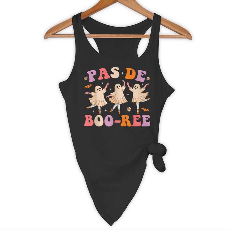 Pas De BOO-Rée Ballet Ghost Dancer Dance Teacher Halloween Flowy Tank, novelty gifts, funny gifts