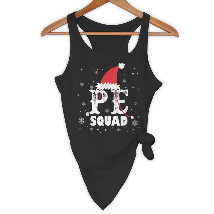 PE Squad Christmas PE Teacher Matching Xmas Flowy Tank, novelty gifts, funny gifts PE Squad Christmas PE Teacher Matching Xmas Flowy Tank, novelty gifts, funny gifts