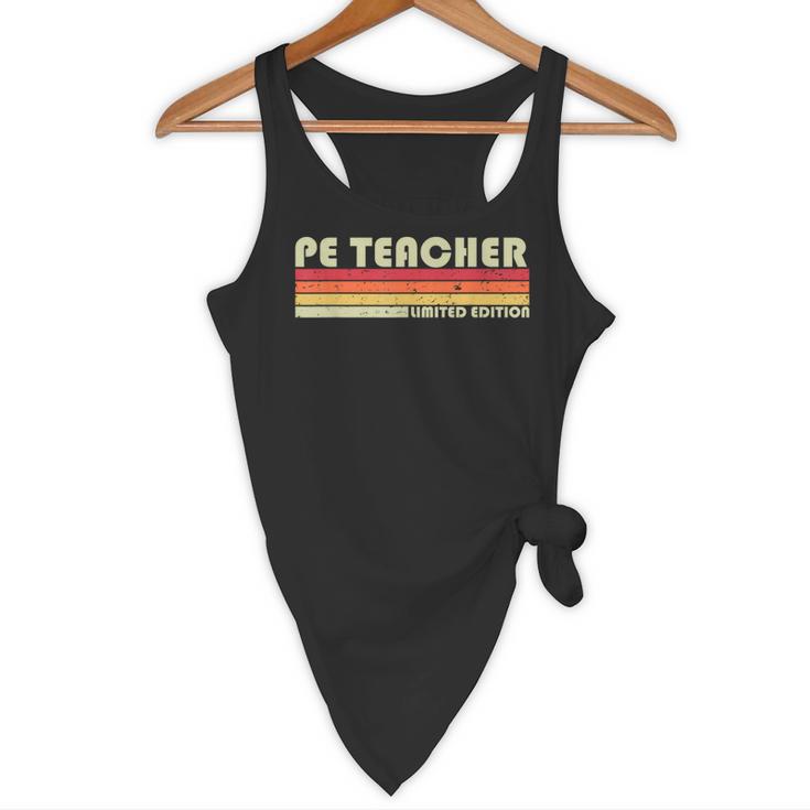PE TEACHER Job Title Profession Birthday Worker Idea Flowy Tank, novelty gifts, funny gifts PE TEACHER Job Title Profession Birthday Worker Idea Flowy Tank, novelty gifts, funny gifts