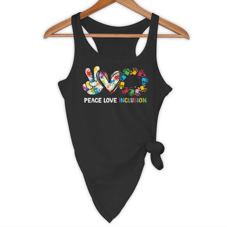 Peace Love Inclusion Sped Squad Special-Ed Teacher Daycare Flowy Tank, novelty gifts, funny gifts Peace Love Inclusion Sped Squad Special-Ed Teacher Daycare Flowy Tank, novelty gifts, funny gifts
