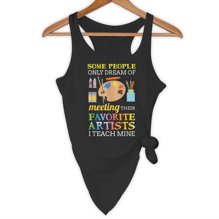 Some People Only Dream Of Meeting Art Teacher Teachers Flowy Tank, novelty gifts, funny gifts Some People Only Dream Of Meeting Art Teacher Teachers Flowy Tank, novelty gifts, funny gifts