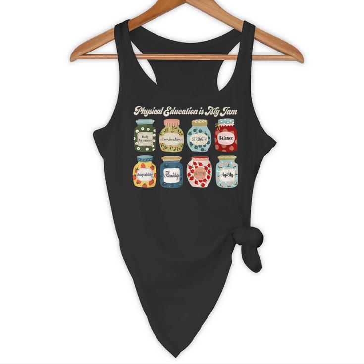 Physical Education Is My Jam Sports PE Coach Teacher Flowy Tank, novelty gifts, funny gifts Physical Education Is My Jam Sports PE Coach Teacher Flowy Tank, novelty gifts, funny gifts
