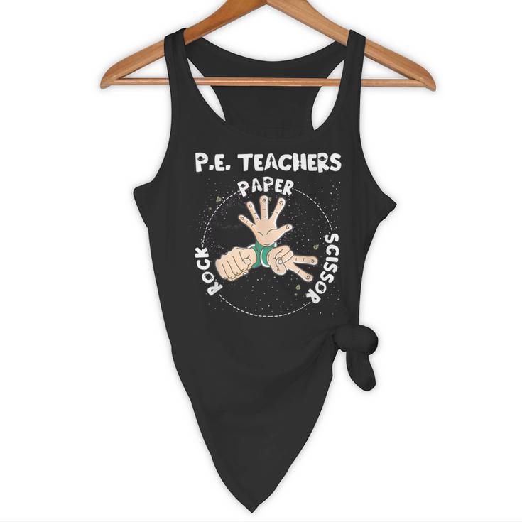 Physical Education PE Teacher Rock Paper Scissor Flowy Tank, novelty gifts, funny gifts Physical Education PE Teacher Rock Paper Scissor Flowy Tank, novelty gifts, funny gifts