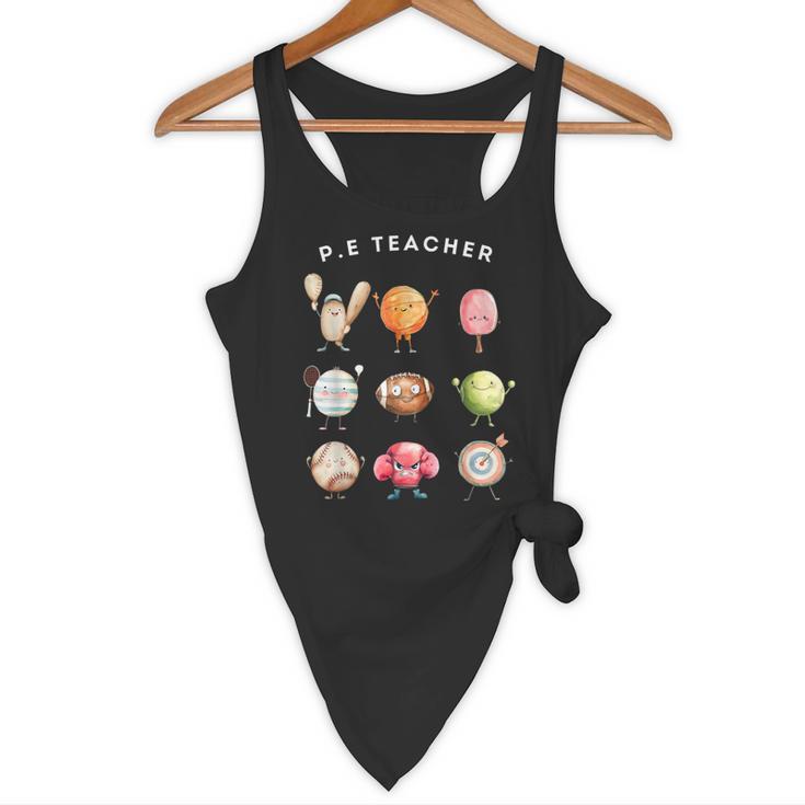 Physical Education Teacher PE Teacher Specials Back School Flowy Tank, novelty gifts, funny gifts
