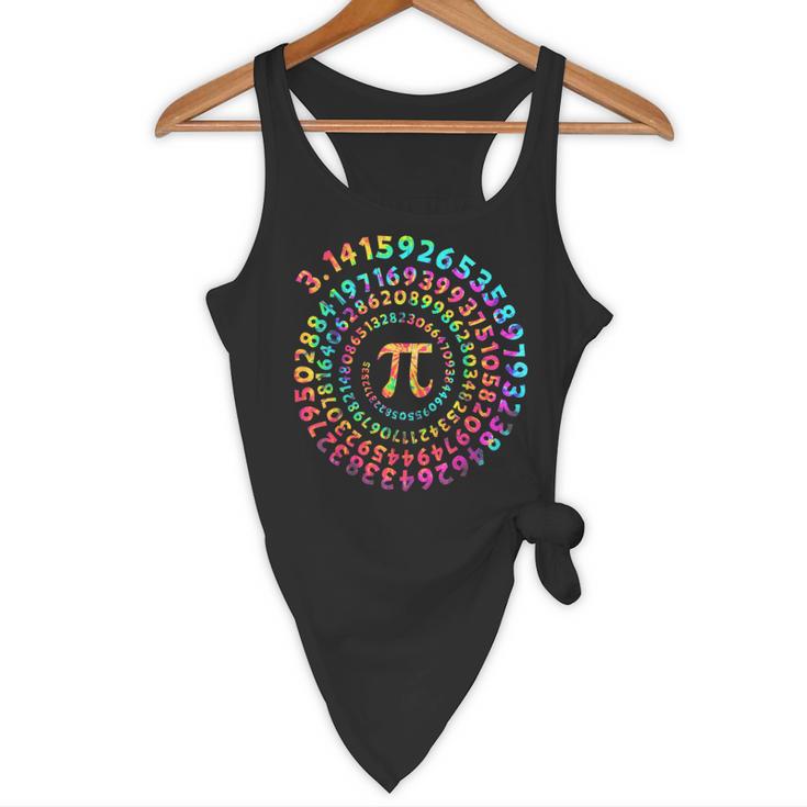 Pi Day Math Teacher Tie Dye Spiral Pi 314 Pi Day Flowy Tank, novelty gifts, funny gifts Pi Day Math Teacher Tie Dye Spiral Pi 314 Pi Day Flowy Tank, novelty gifts, funny gifts