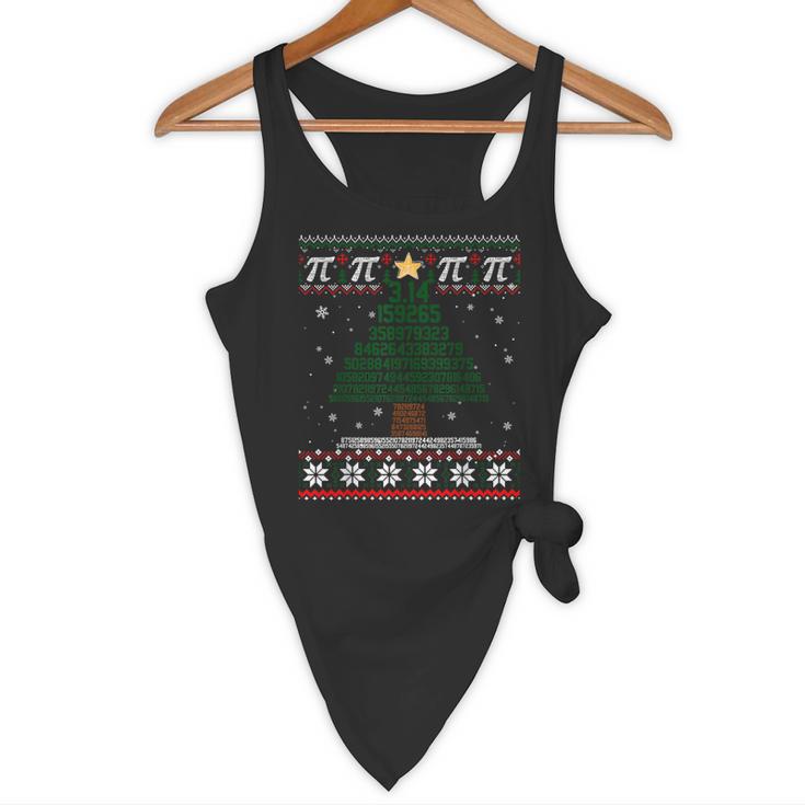 Pi Tree Christmas Math Teacher Ugly Sweater Men Women Kids Flowy Tank, novelty gifts, funny gifts Pi Tree Christmas Math Teacher Ugly Sweater Men Women Kids Flowy Tank, novelty gifts, funny gifts