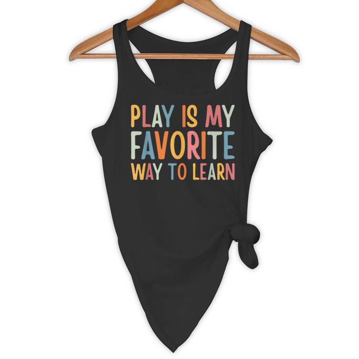 Play Is My Favorite Way To Learn Special Education Teacher Flowy Tank, novelty gifts, funny gifts Play Is My Favorite Way To Learn Special Education Teacher Flowy Tank, novelty gifts, funny gifts
