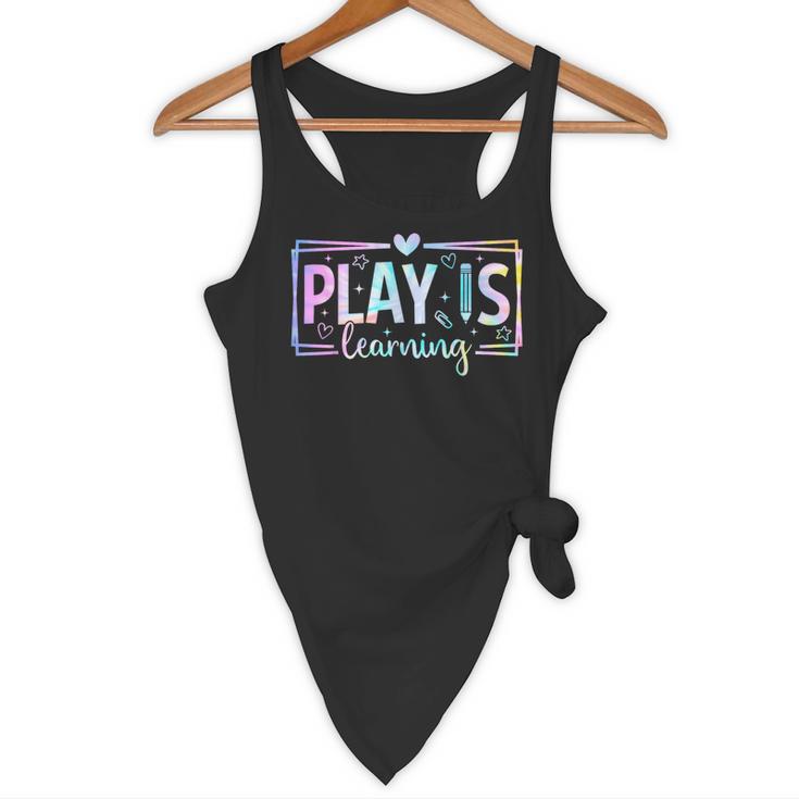 Play Is Learning Kindergarten Teacher Team Women Flowy Tank, novelty gifts, funny gifts Play Is Learning Kindergarten Teacher Team Women Flowy Tank, novelty gifts, funny gifts