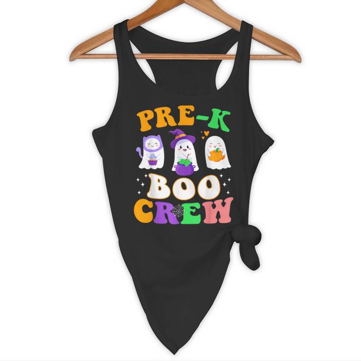 Pre-K Boo Crew Cute Ghost Halloween Costume Teacher Student For Men Women Kids Flowy Tank, novelty gifts, funny gifts