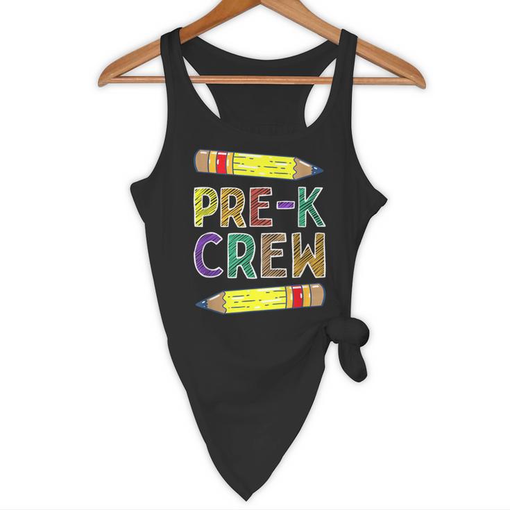 Pre-K Crew PreK Teachers Back To School Flowy Tank, novelty gifts, funny gifts Pre-K Crew PreK Teachers Back To School Flowy Tank, novelty gifts, funny gifts